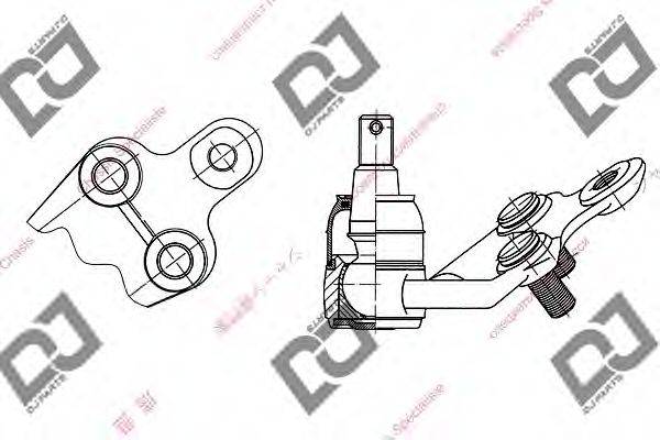 DJ PARTS DB1097 несучий / напрямний шарнір