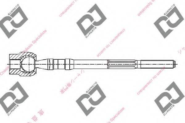 DJ PARTS DR1256 Осьовий шарнір, рульова тяга