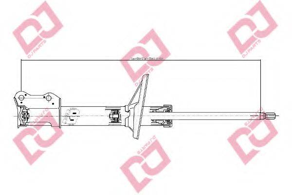 DJ PARTS DS1687GS Амортизатор