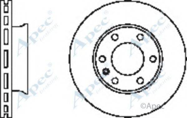 APEC BRAKING DSK2448 гальмівний диск