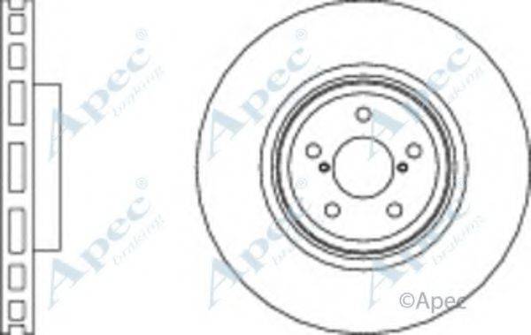 APEC BRAKING DSK2858 гальмівний диск