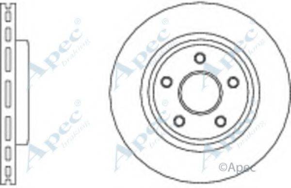 APEC BRAKING DSK2936 гальмівний диск