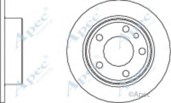 APEC BRAKING DSK349 гальмівний диск