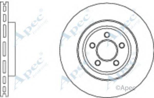 APEC BRAKING DSK2937 гальмівний диск