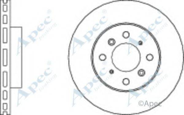 APEC BRAKING DSK3068 гальмівний диск