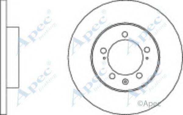 APEC BRAKING DSK3088 гальмівний диск