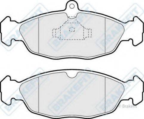 APEC BRAKING PD3019 Комплект гальмівних колодок, дискове гальмо