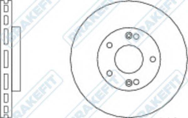 APEC BRAKING DK6013 гальмівний диск