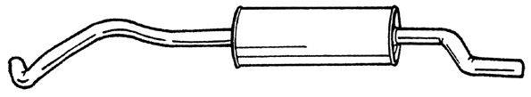 SIGAM 30620 Глушник вихлопних газів кінцевий