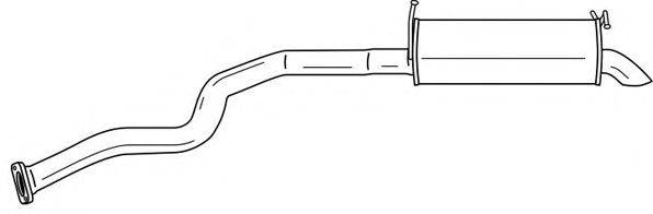 SIGAM 32632 Глушник вихлопних газів кінцевий