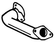 SIGAM 37102 Труба вихлопного газу