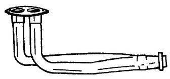 MTS 11550 Труба вихлопного газу