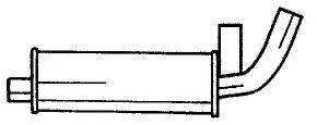 WALKER 1351 Середній глушник вихлопних газів