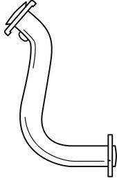 MTS 10168 Труба вихлопного газу