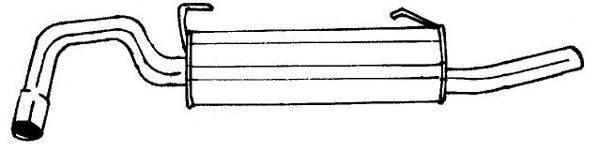 SIGAM 53620 Глушник вихлопних газів кінцевий