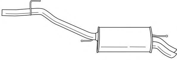 SIGAM 60690 Глушник вихлопних газів кінцевий