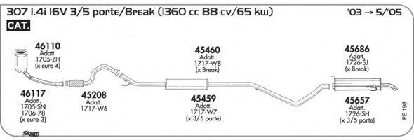 SIGAM PE198 Система випуску ОГ