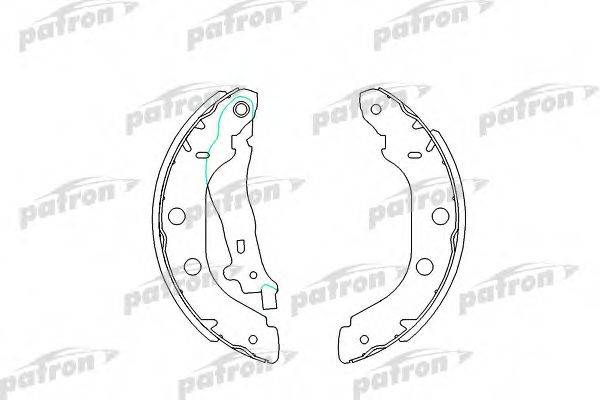 PATRON PSP577 Комплект гальмівних колодок