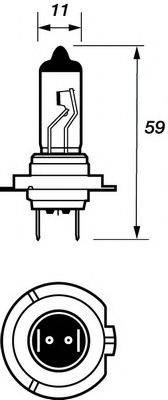 MOTAQUIP 477/500 Лампа розжарювання, основна фара; Лампа розжарювання, протитуманна фара; Лампа розжарювання, фара з авт. системою стабілізації