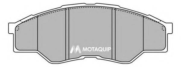 MOTAQUIP LVXL1431 Комплект гальмівних колодок, дискове гальмо