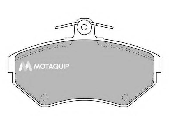 MOTAQUIP LVXL215 Комплект гальмівних колодок, дискове гальмо