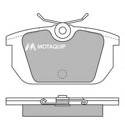 MOTAQUIP LVXL464 Комплект гальмівних колодок, дискове гальмо