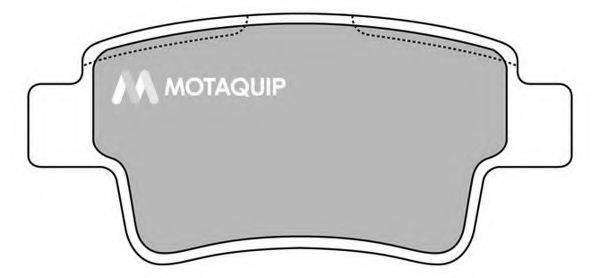 MOTAQUIP LVXL1309 Комплект гальмівних колодок, дискове гальмо