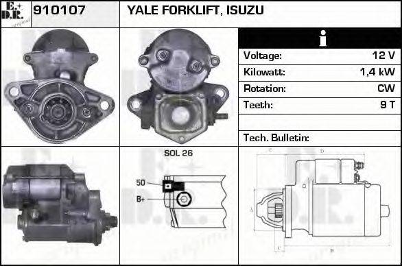 EDR 910107 Стартер