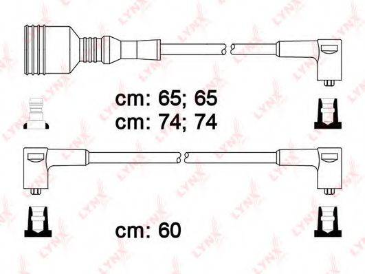 ALFAROME/FIAT/LANCI 60584128 Комплект дротів запалювання