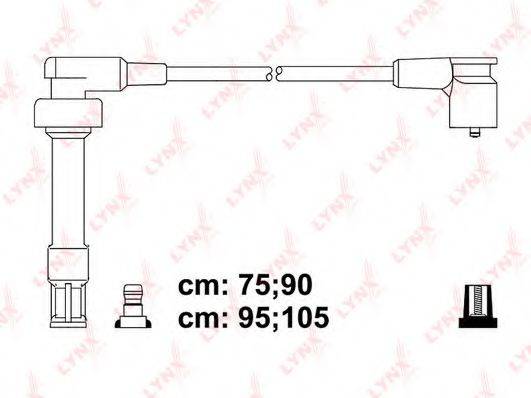 LYNXAUTO SPC1412 Комплект дротів запалювання