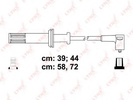 LYNXAUTO SPC4809 Комплект дротів запалювання