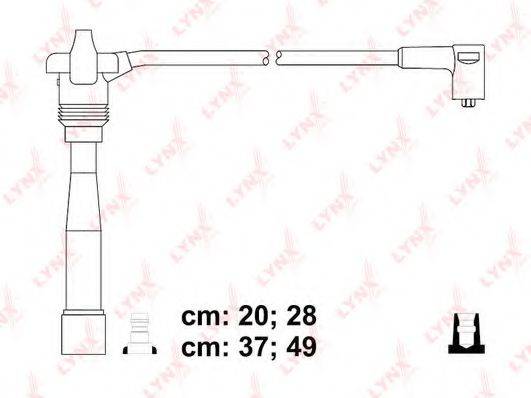 ALFAROME/FIAT/LANCI 46425912 Комплект дротів запалювання