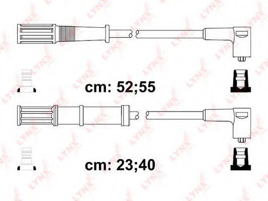 LYNXAUTO SPC4839 Комплект дротів запалювання