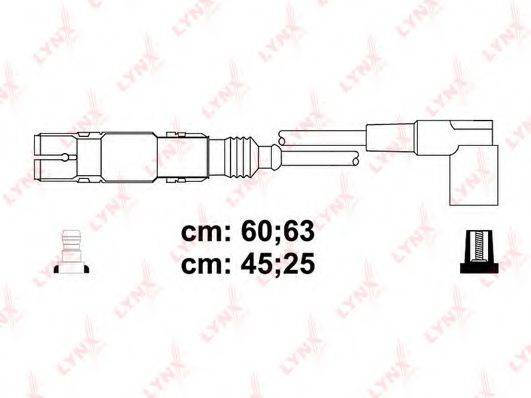 VAG 06B905409E Комплект дротів запалювання