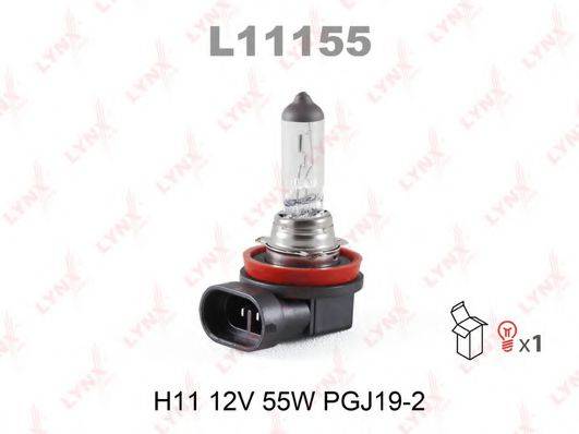 LYNXAUTO L11155 Лампа накаливания, фара дальнего света; Лампа накаливания, основная фара; Лампа накаливания, противотуманная фара; Лампа накаливания, фара с авт. системой стабилизации
