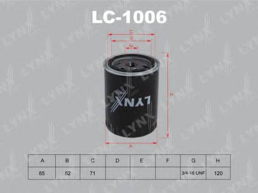 LYNXAUTO LC1006 Масляний фільтр
