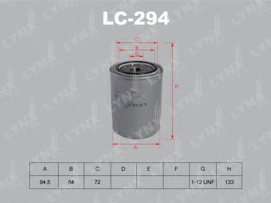 LYNXAUTO LC294 Масляний фільтр