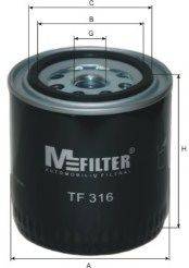 MFILTER TF316 Масляний фільтр