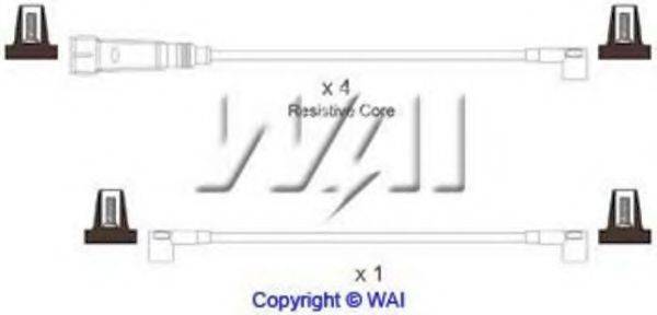 WAIGLOBAL ISL534 Комплект дротів запалювання