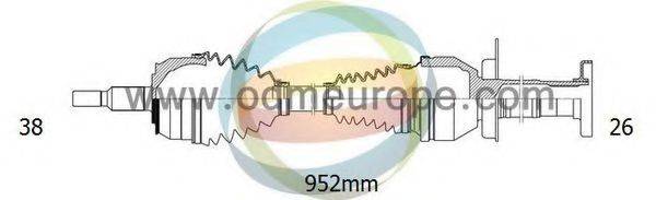 ODM-MULTIPARTS 18212480 Приводний вал