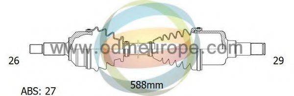 ODM-MULTIPARTS 18271311 Приводний вал
