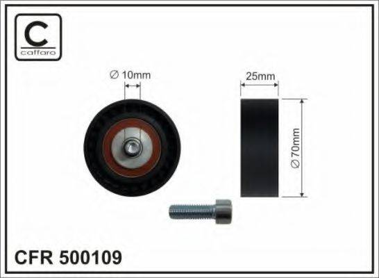 CAFFARO 500109 Натяжний ролик, полікліновий ремінь