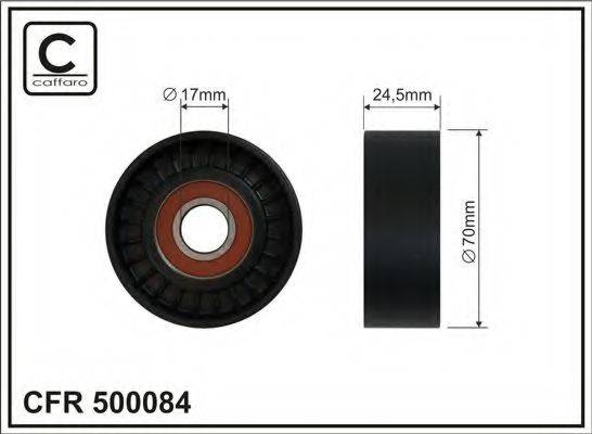 CAFFARO 500084 Натяжний ролик, полікліновий ремінь