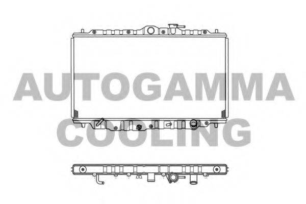 AUTOGAMMA 101440 Радіатор, охолодження двигуна