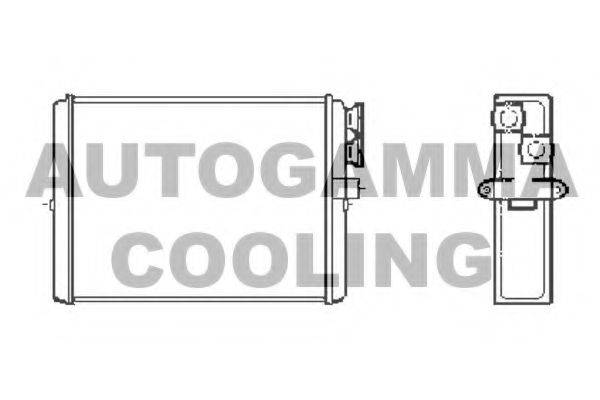 AUTOGAMMA 102552 Теплообмінник, опалення салону
