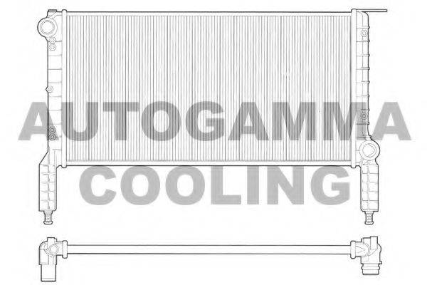 AUTOGAMMA 102963 Радіатор, охолодження двигуна