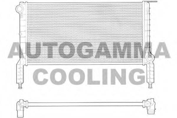 AUTOGAMMA 102964 Радіатор, охолодження двигуна
