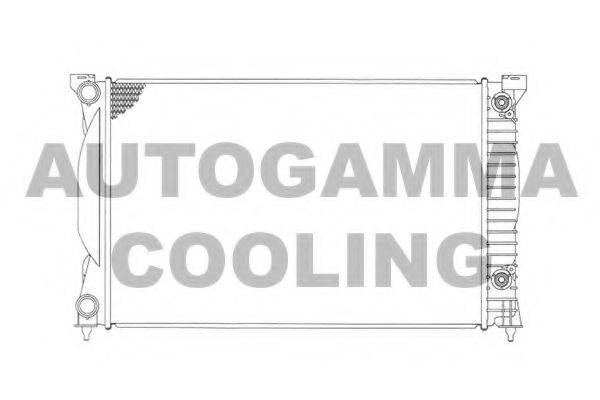 AUTOGAMMA 103372 Радиатор, охлаждение двигателя