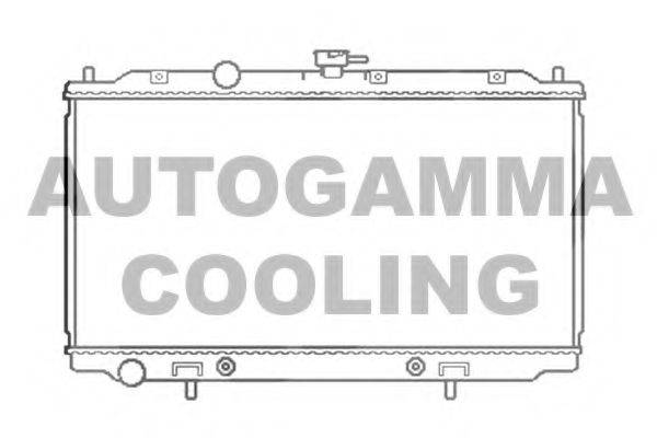 AUTOGAMMA 103501 Радіатор, охолодження двигуна