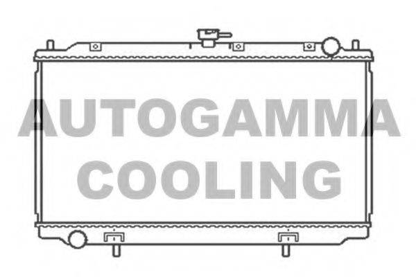 AUTOGAMMA 103502 Радіатор, охолодження двигуна